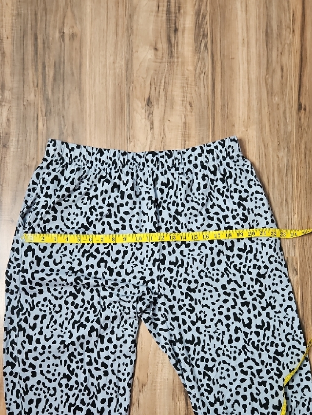 Tugege Leopard Print Short Sleeve Pajama Set - Black on White 12/14 - Picture 12 of 15